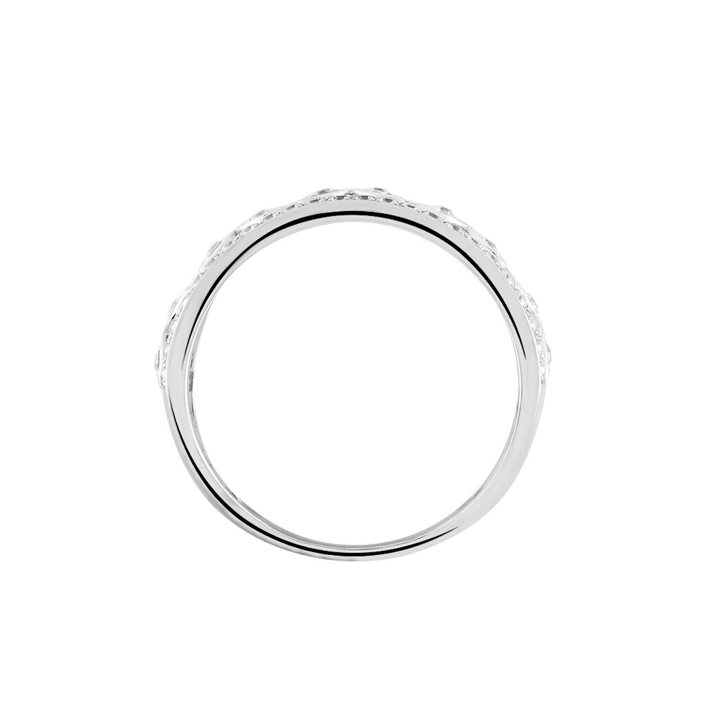 Bague Aella Or Blanc Oxyde De Zirconium