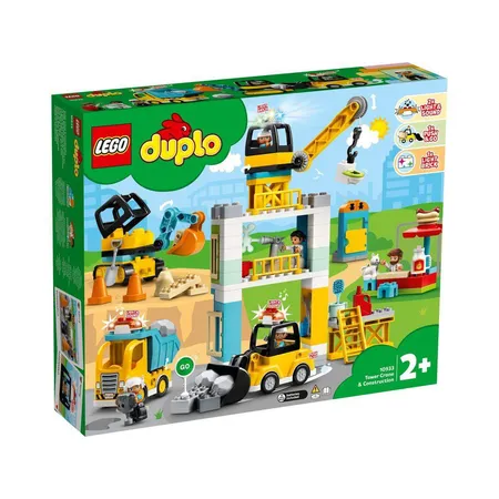 LEGO® DUPLO® Town 10933 Große Baustelle mit Licht und Ton