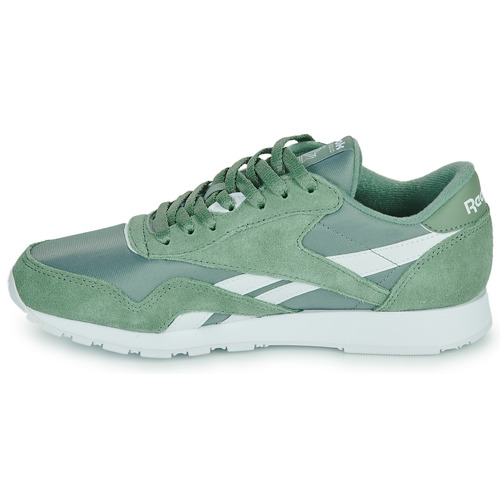 Reebok Classic - CLASSIC LEATHER NYLON - Vert / Blanc