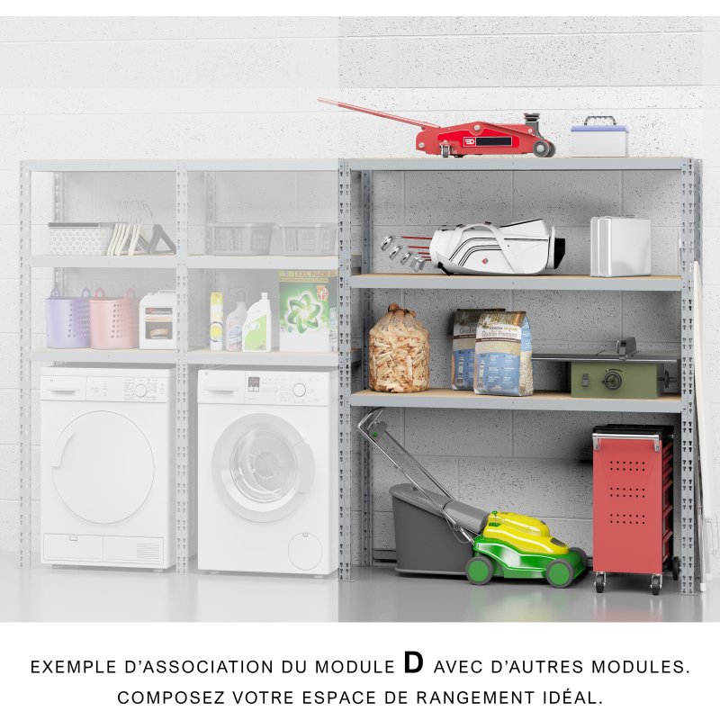 Rayonnage MODULO - Module Extension D