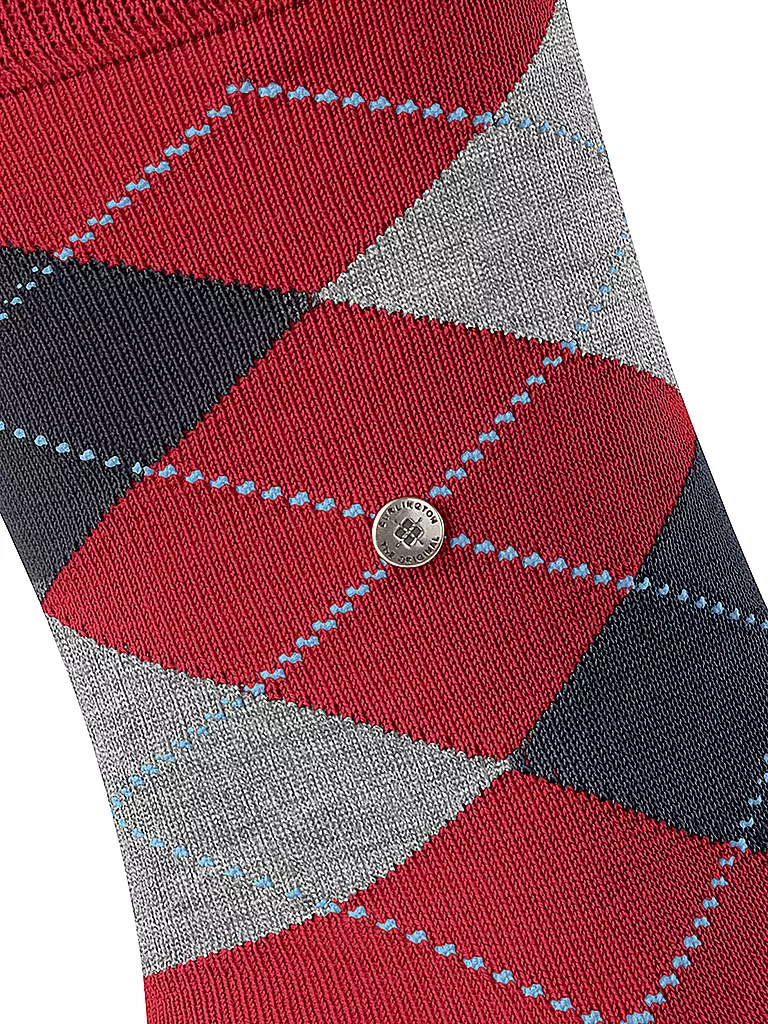 BURLINGTON Herren Socken 40-46 MANCHESTER passion rot