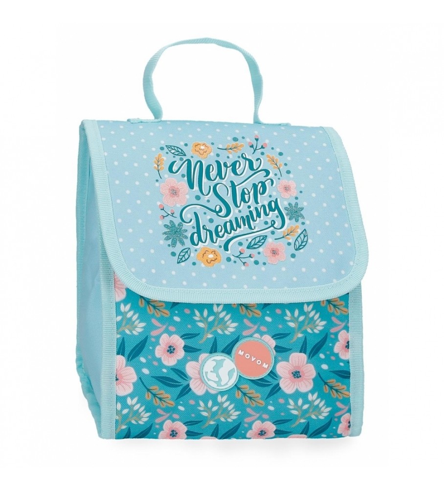 Bolsa térmica para alimentos Movem Never Stop Dreaming, azul
