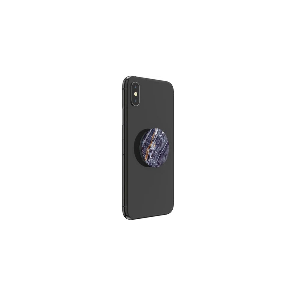 PopGrip Basic Finger Griff Halterung für Smartphones / Tablets (70083) - Gold On Dark Marble