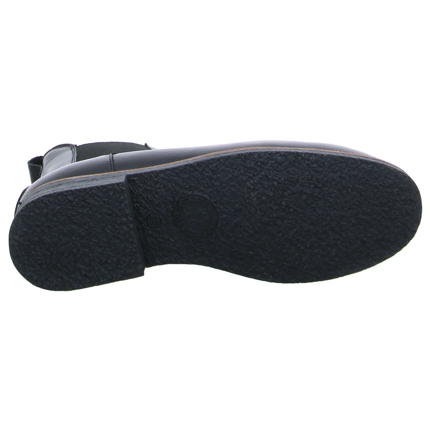 PANAMA JACK Boot Schwarz Leder  mit Lammfell - Innenfutter