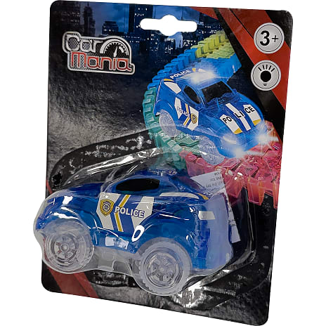 Car Mania selvlysende legetøjsbil - flere varianter - assorteret