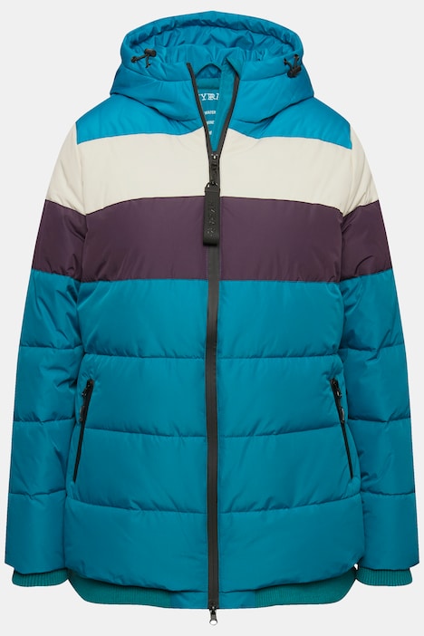 Funktionsjacke, wasserdicht, 2-Wege-Zipper, Kapuze