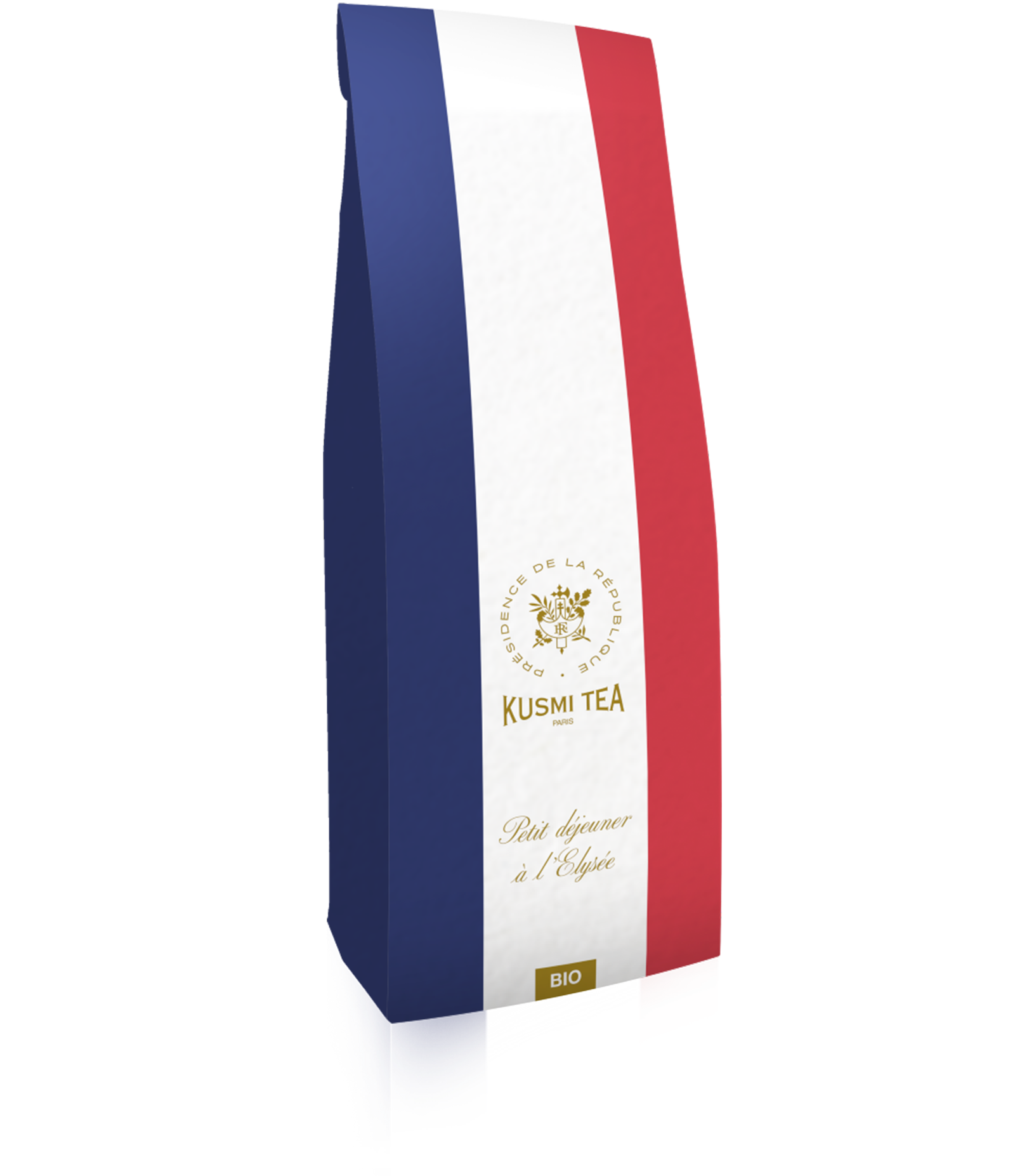 Petit déjeuner à l'Elysée-Thé vert bio, maté bio, citron Recharge vrac 100 g