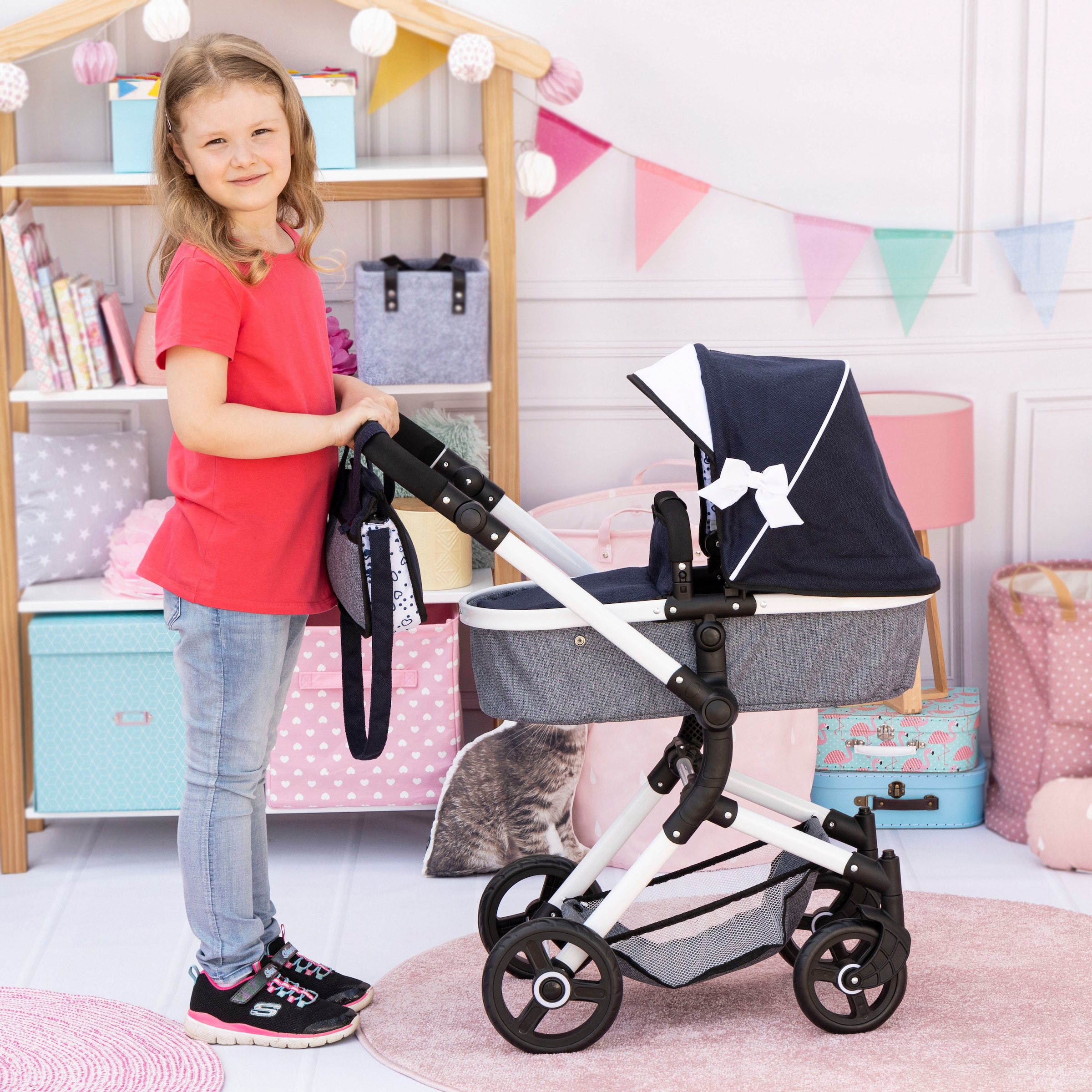 Bayer Kombi-Puppenwagen »Puppenwagen Vario« inkl. Wickeltasche