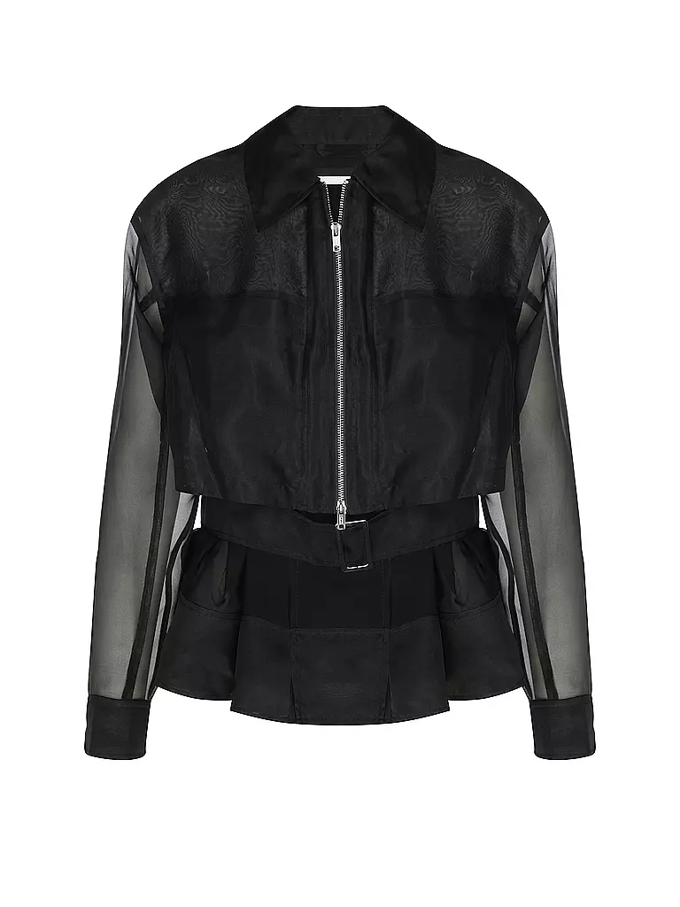 PHILLIP LIM Seidenblouson ORGANZA schwarz