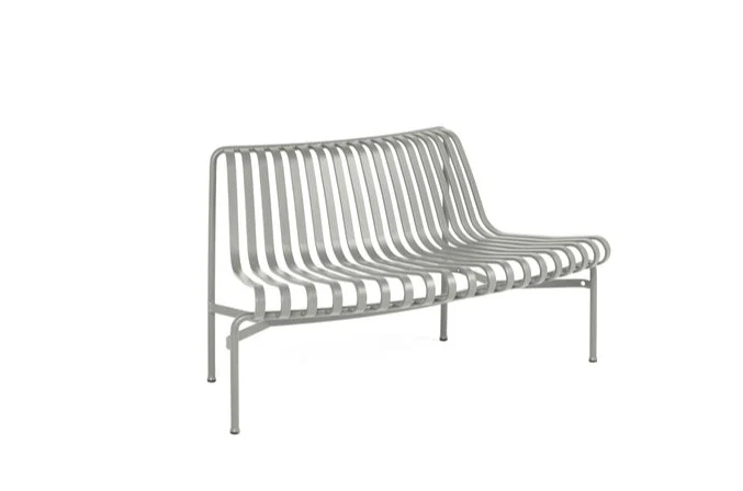 HAY  Palissade Park Dining out-add-on havebænk - Sky Grey