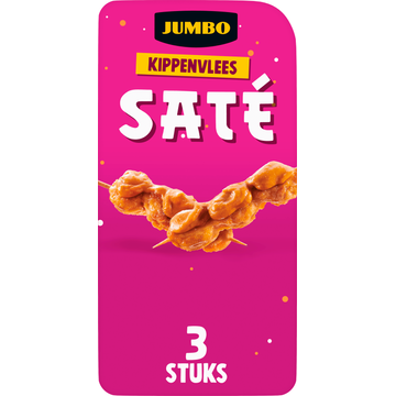 Jumbo Satéstokjes Kip 3 Stuks
