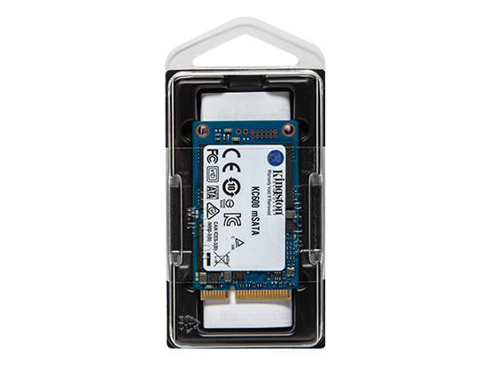 Kingston SSD KC600 mSATA SATA 256 GB Selbstverschlüsselndes Laufwerk auf Hardware-Basis mit 3D TLC NAND