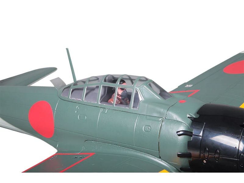 FMS Warbird Mitsubishi Zero A6M5 1100 mm PNP Japanischer Warbird mit elektrischem Einziehfahrwerk