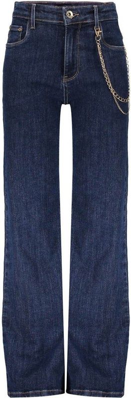 Frankie & Liberty Meisjes broek - Attitude Wide Leg - Dark Denim