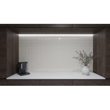 Wandtegel metro 10 cm x 20 cm keramiek beige 1,00 m²