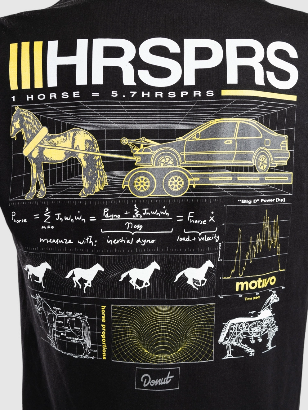 Donut HRSPRS T-Shirt black