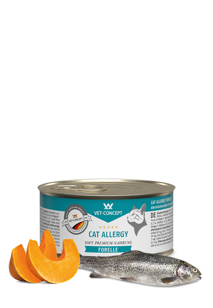 Katzenmenü Cat Allergy Forelle
