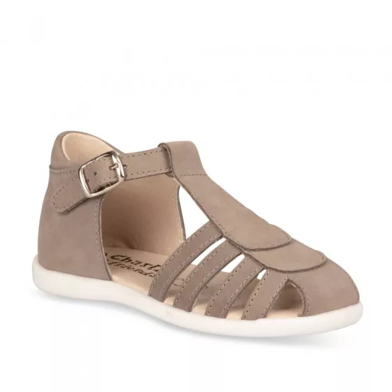 Sandales BEIGE FREEMOUSS BOY CUIR