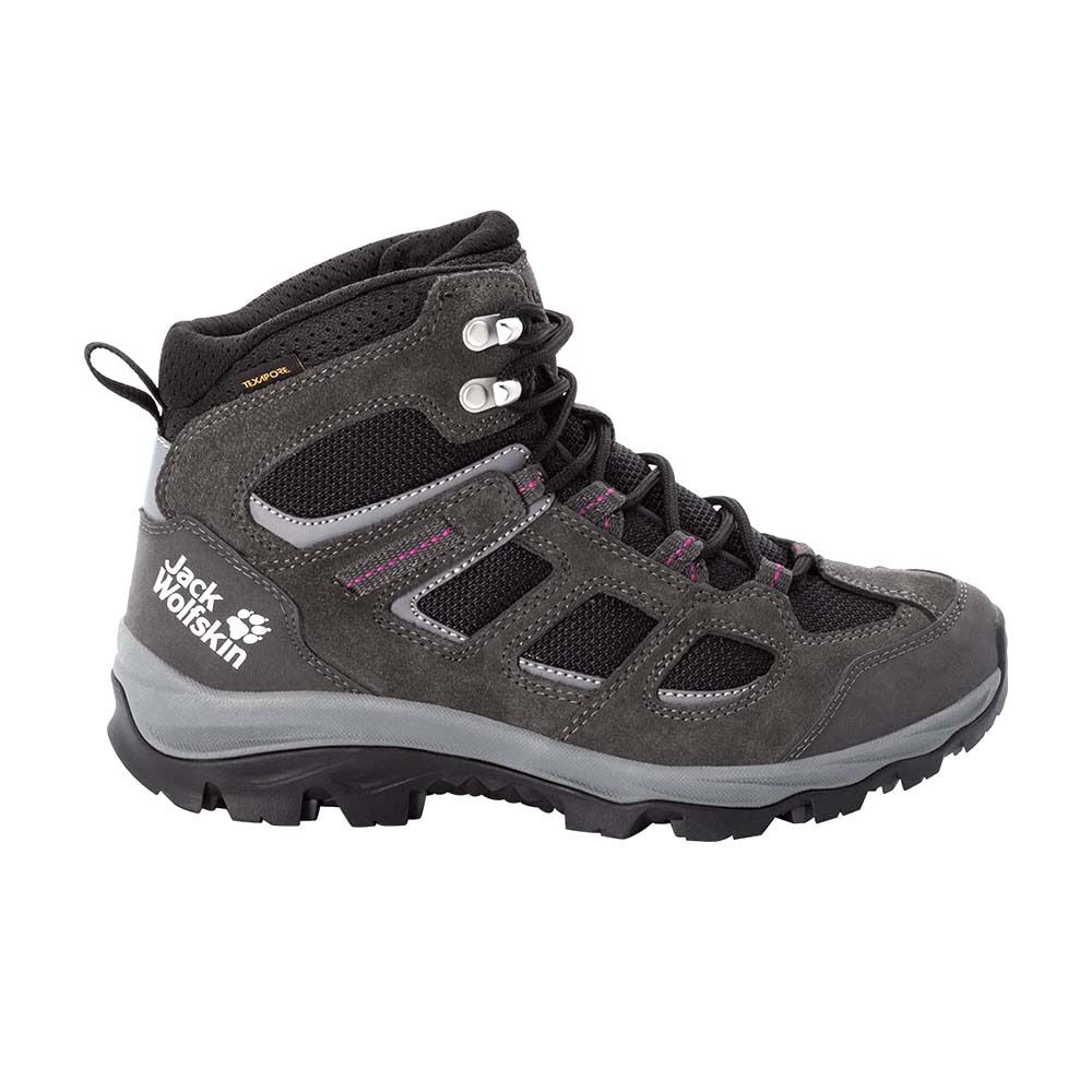 Jack Wolfskin VOJO 3 TEXAPORE MID - Chaussures de randonné Femme dark steel/purple