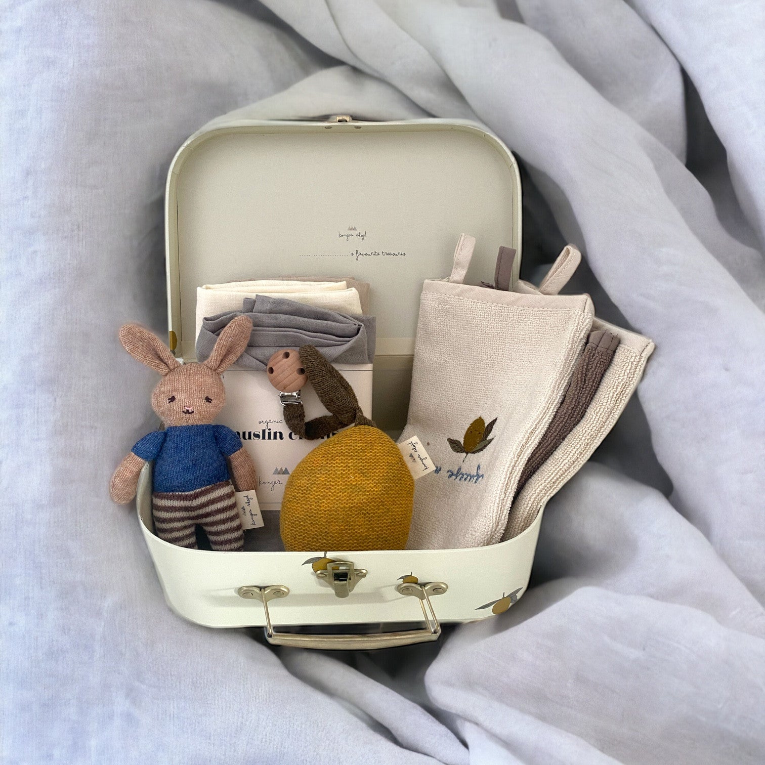 Geburtsgeschenk Koffer Lemon Love