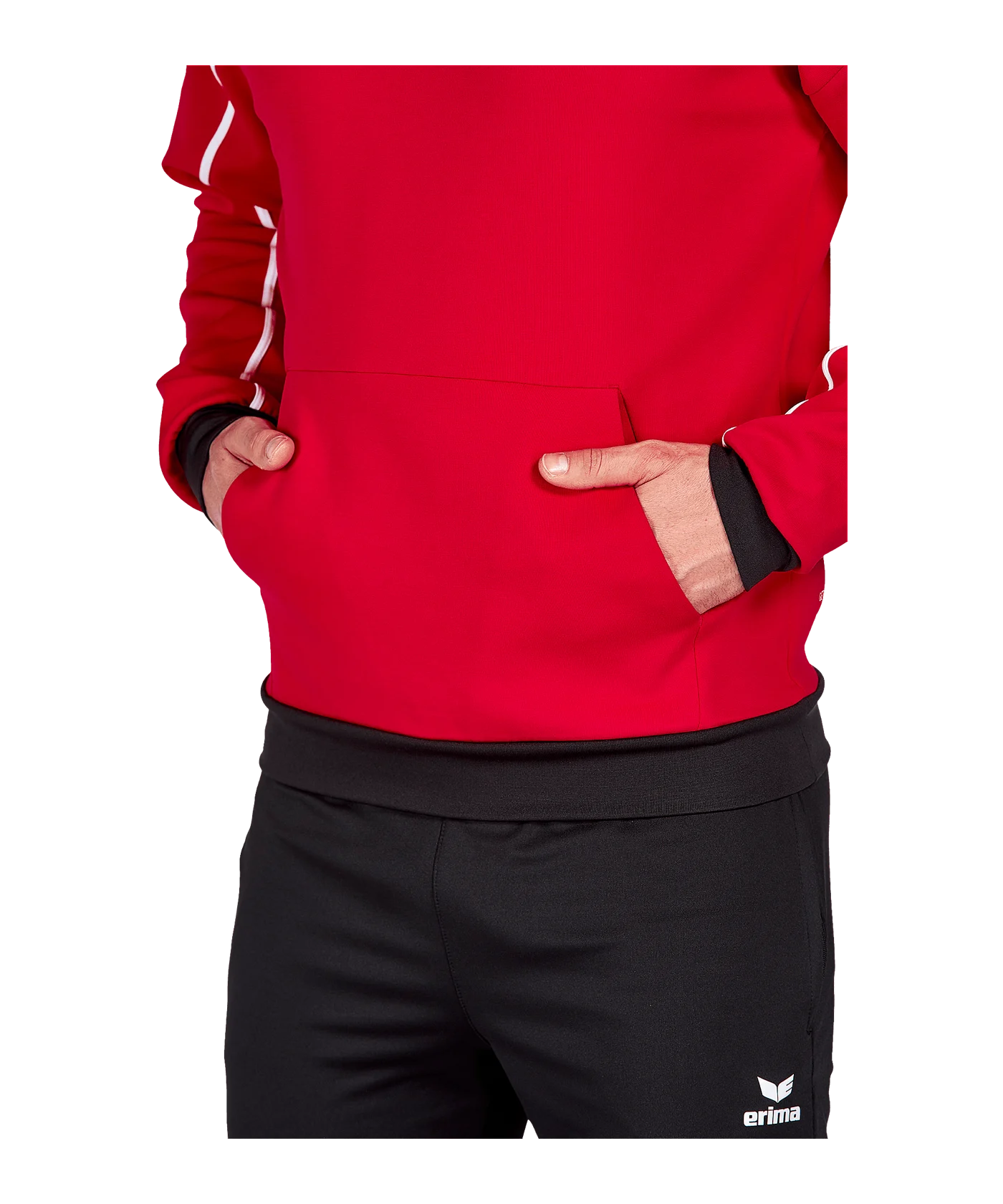 Erima Change by Hoody Rot Schwarz