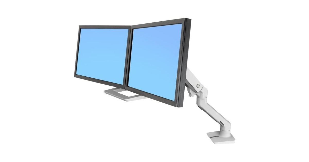 ErgotronHX Desk Dual monitorarm  (Wit)