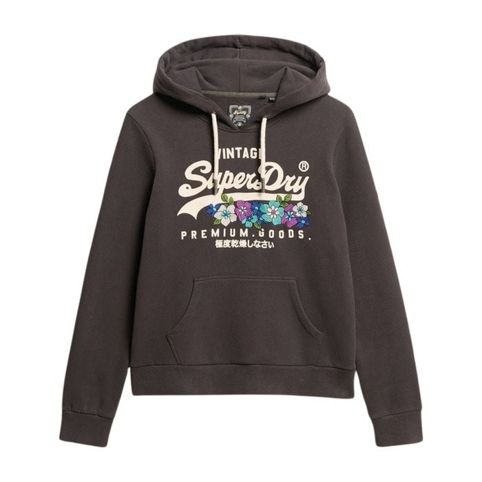 Superdry Vintage Logo Floral Hoodie Dames