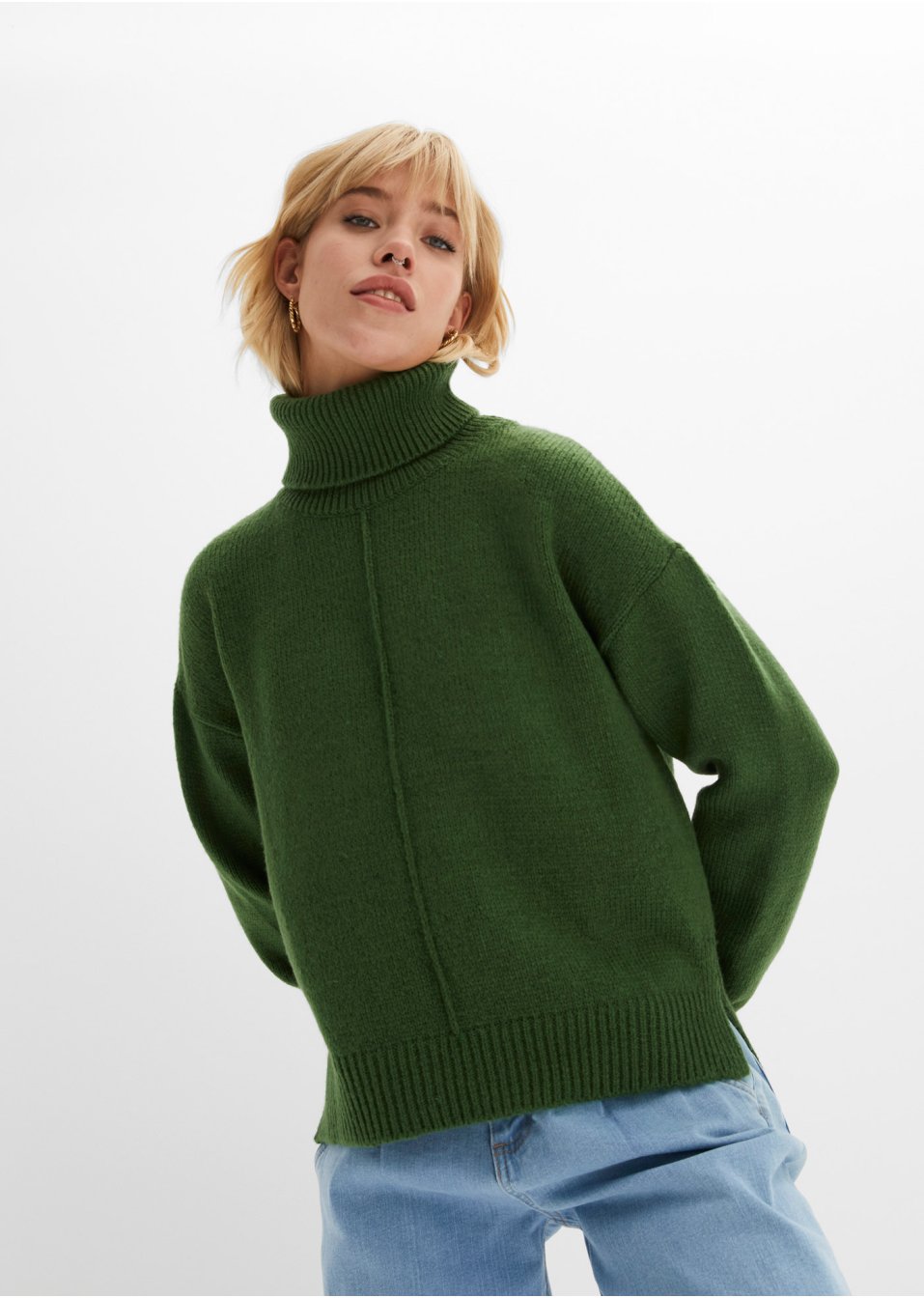 Pull à col roulé