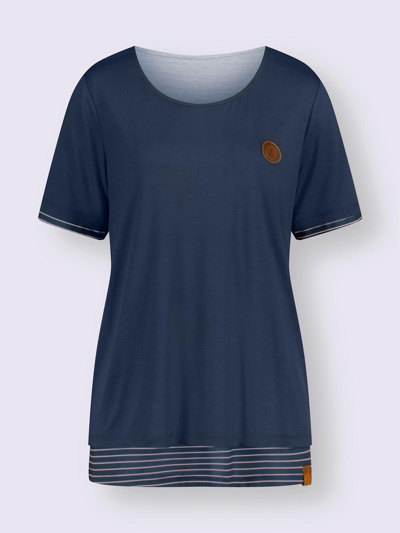 T-shirt 2 en 1 viscose