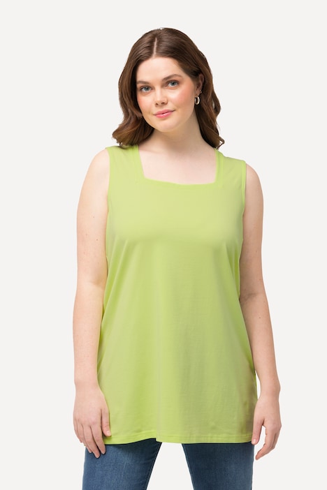 Longtop, Classic Fit, Carree-Ausschnitt, ärmellos