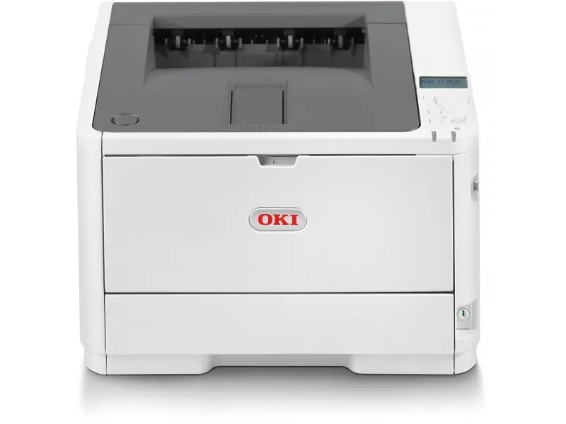 OKI B412dn - Printer - S/H - Duplex - LED - A4/Legal - 1200 x 1200 dpi - op til 33 spm - kapacitet: 350 ark - USB 2.0, Gigabit LAN