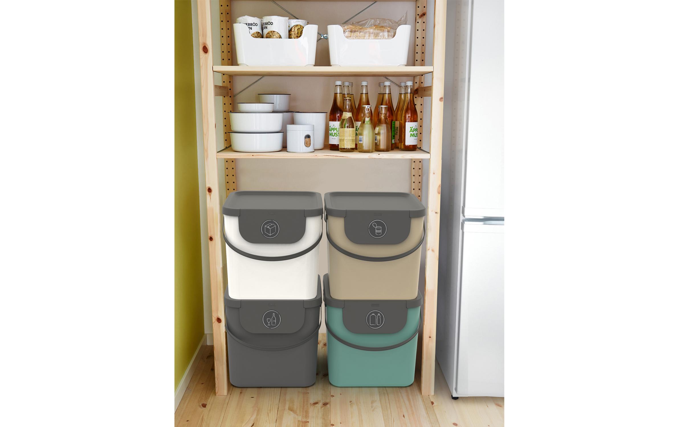 Recyclingbehälter Albula 40 l, Horizon BlauMülleimer
