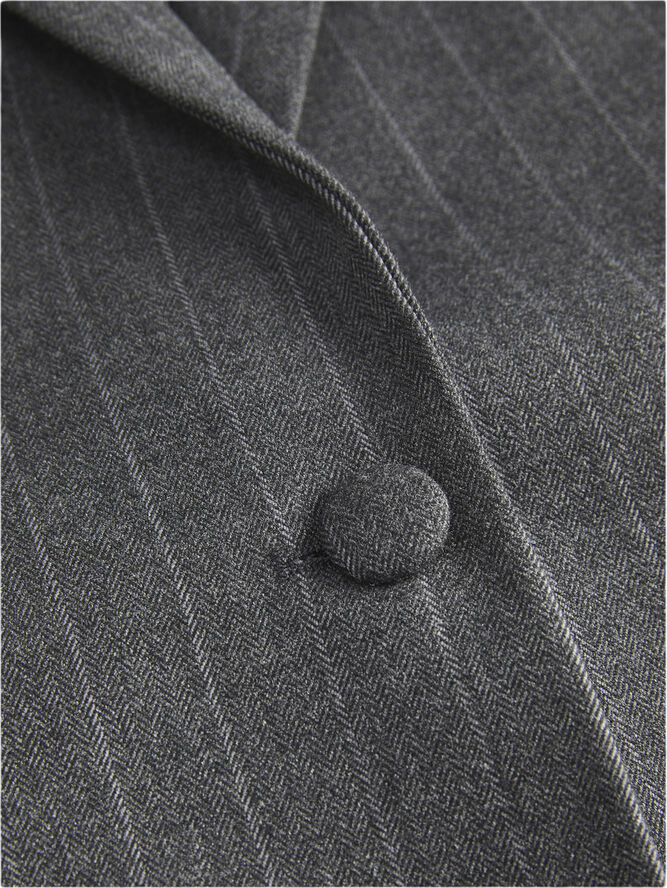 JJXX JXANA MARY BRUSHED REG BLAZER TLR S Dark grey melange/light grey