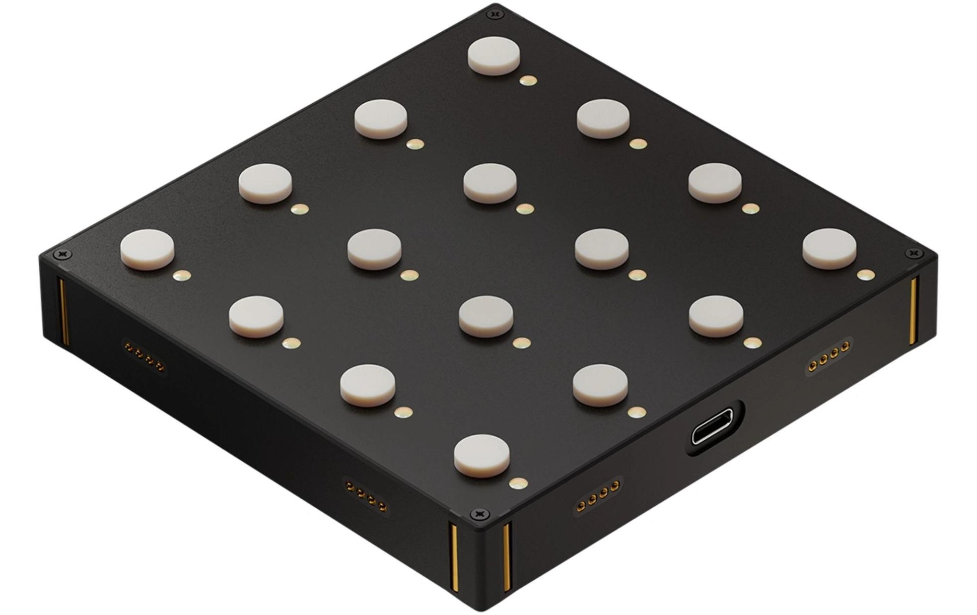 Controller BU16<br>Kompakter, modularer USB-MIDI-Controller mit 16 Tasten