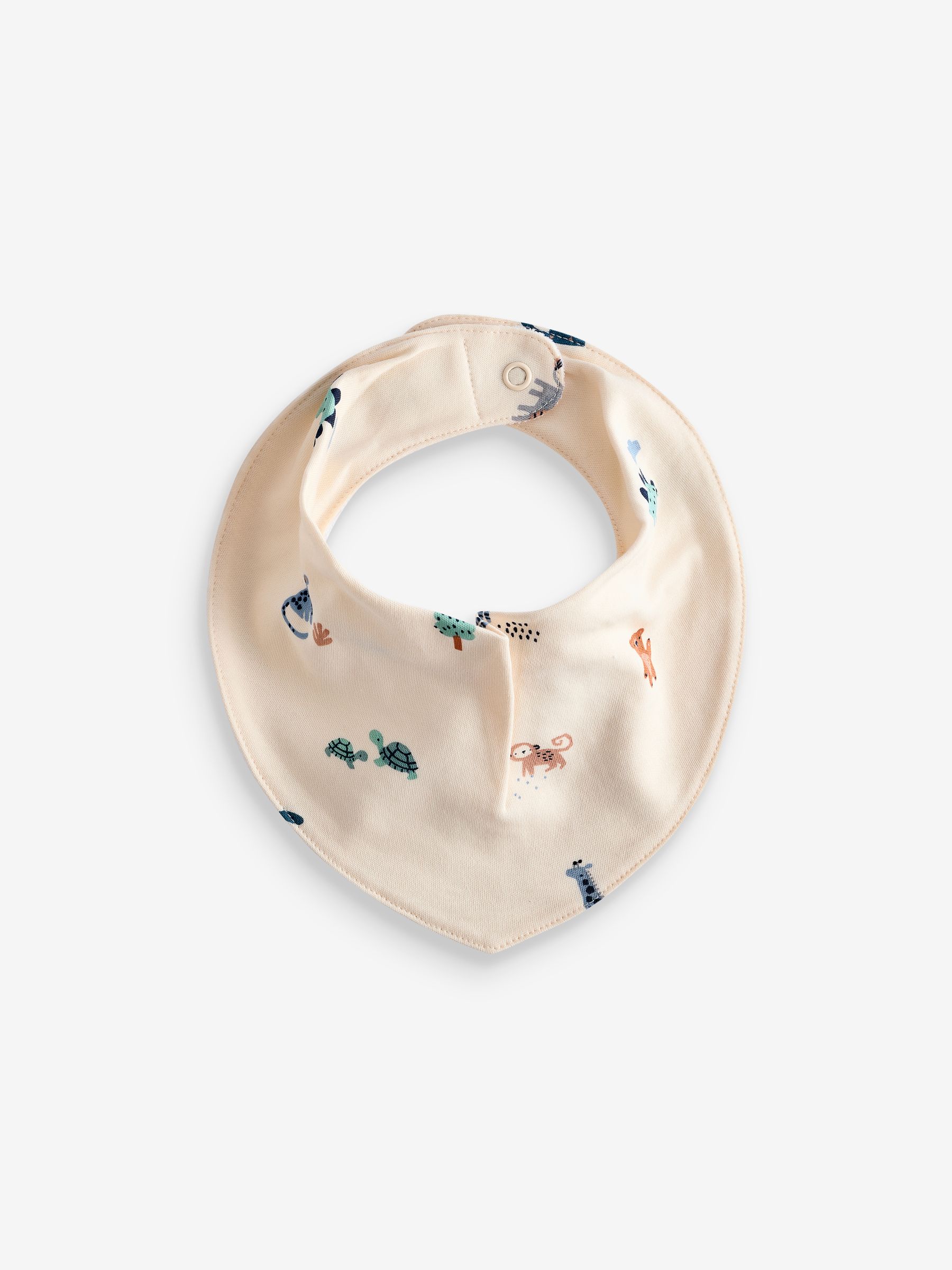 Blauwgroen - 5 Pack Dribble Baby 100% Cotton Bibs