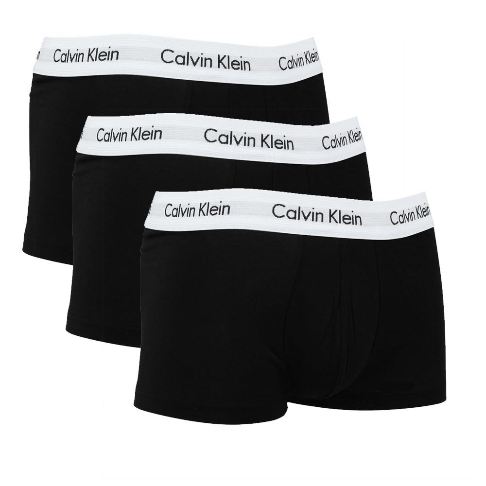 Calvin Klein Jeans x3 Boxers Noirs Homme Calvin Klein Rise