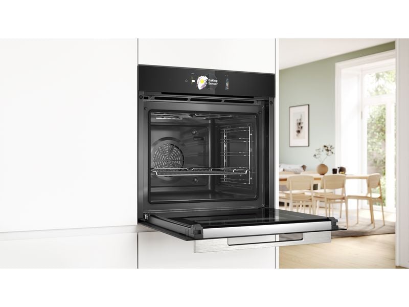 Bosch Einbaubackofen HBG7784B1 Schwarz A Backofen für den Einbau