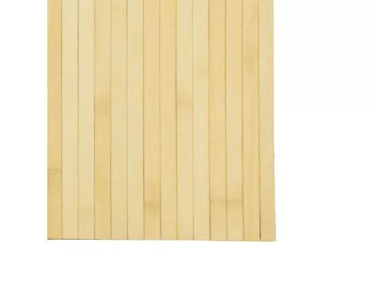 Cloison de séparation naturel clair 165x600 cm bambou