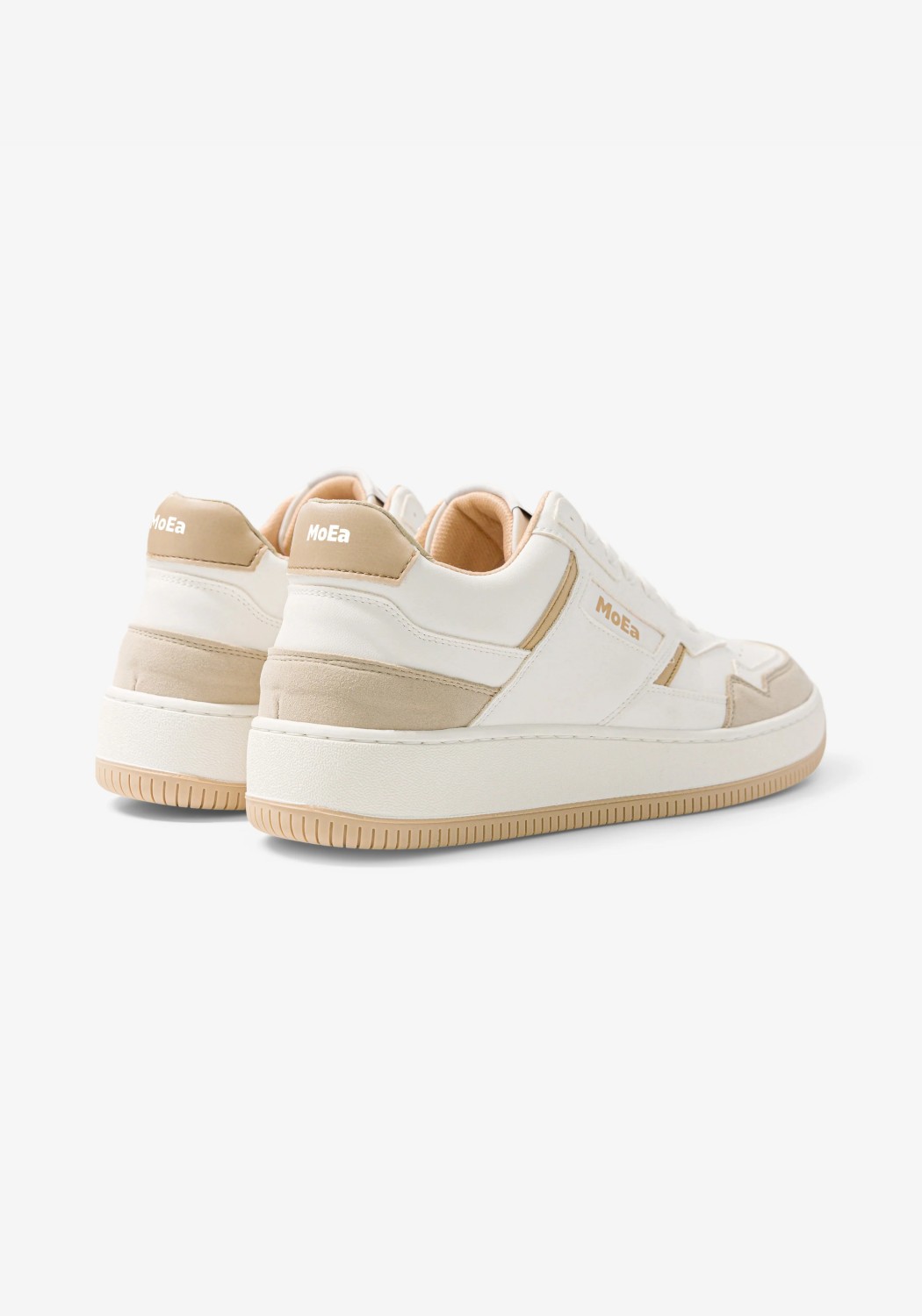 MoEa Gen1 Corn White & Beige Suede
