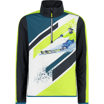 CMP Boy Sweat Softech Fleece Skishirt Antracite / Deep Lake Kinder