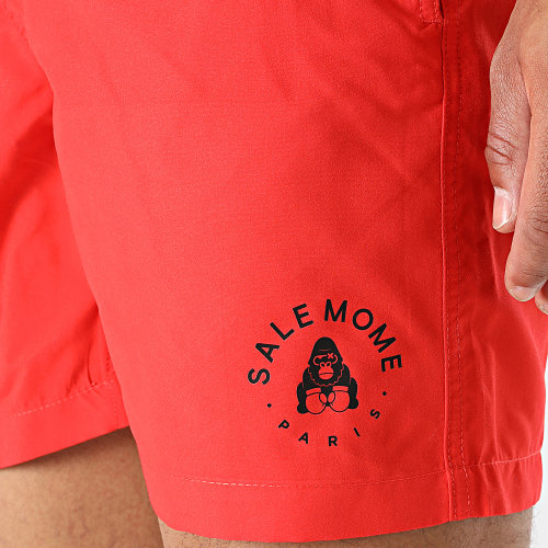 Short De Bain Little Gorille Rouge Noir
