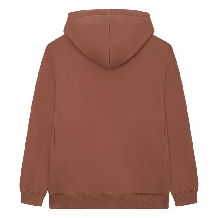 SMALLABLE BASICS Sweat A Capuche Homme Coton Bio | Marron