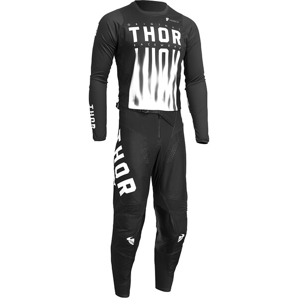 Thor Motocross - Pantalon Pulse Vapor Noir / Blanc