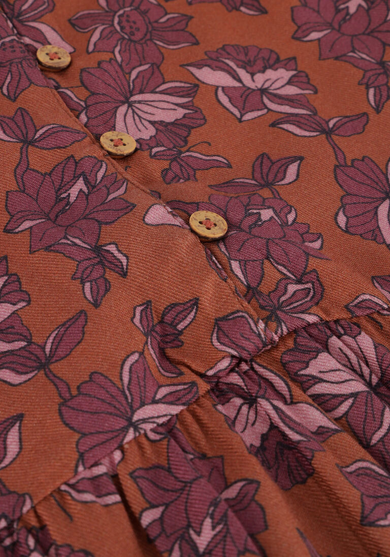YOUR WISHES oranje your wishes midi jurk maisy retro romance
