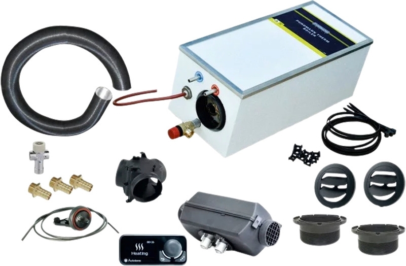 Pundmann Warmduscher-Set 12V / 200 W / Air 4D / 6 Liter