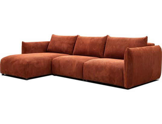 CONCEPT1 - Canapé Farido angle gauche 294 x 112/173 x 84 terracotta