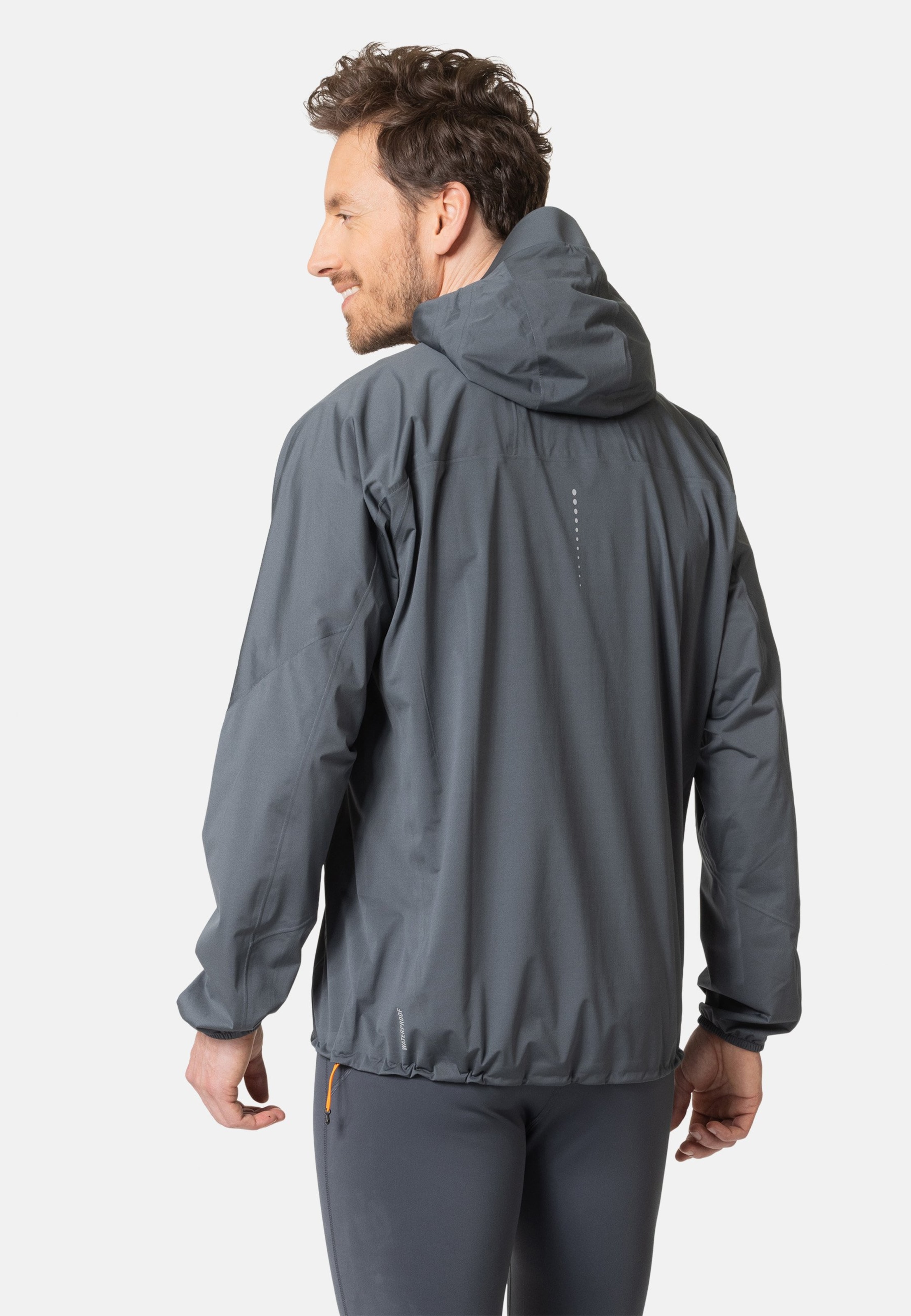 Wasserdichte X-Alp Performance Knit Laufjacke in india ink