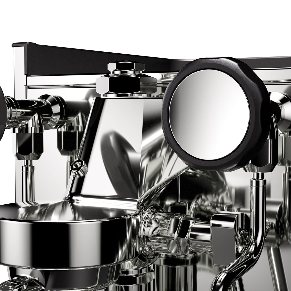 Appartamento TCA espressomaskin, krom/kobber