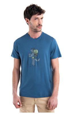 T-Shirt Manches Courtes Icebreaker Tech Lite III Bleu