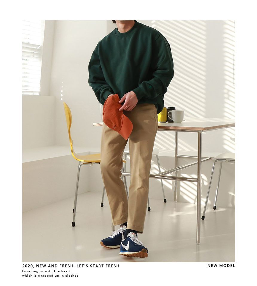 Okwano - Sweatshirt met ronde hals en losse pasvorm